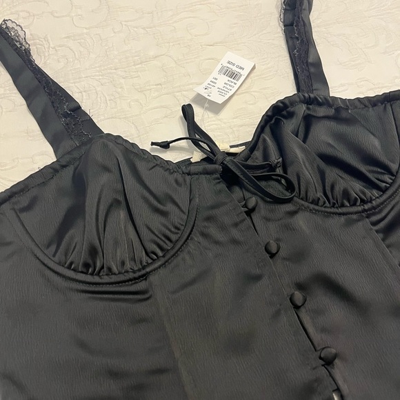 PacSun Lace Trim Bustier Tank Top - Picture 2 of 6